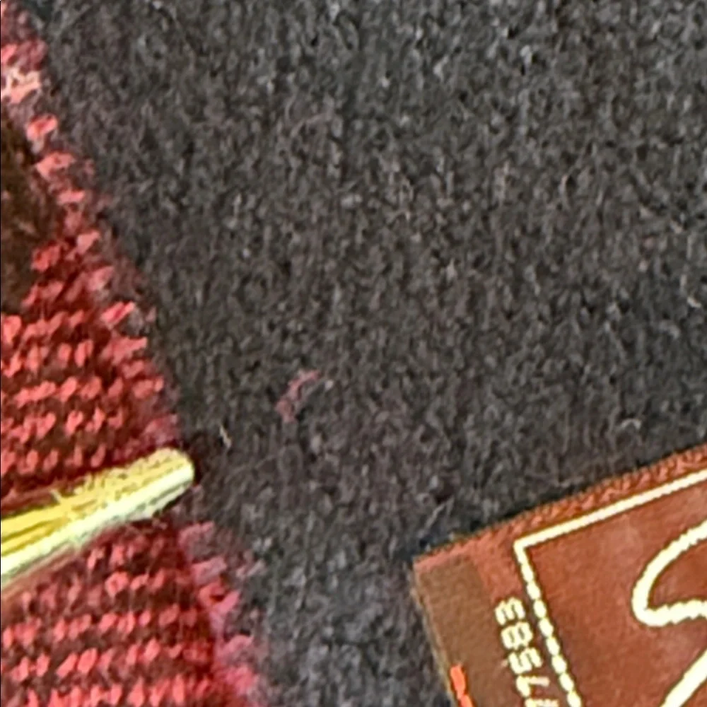 Sharé Vintage 100% Wool Golf Scarf Made in France
